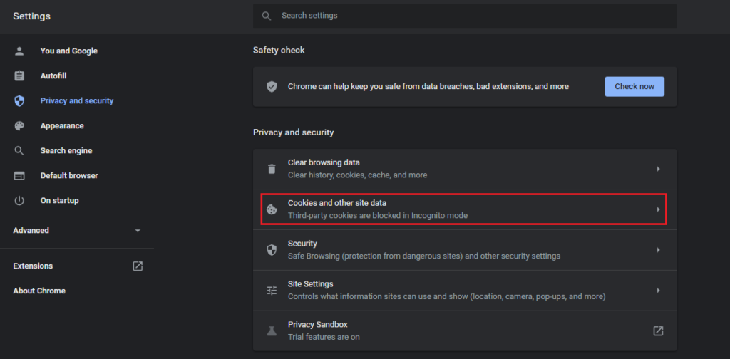 Chrome隐私与安全